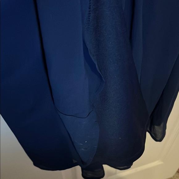 Torrid Elegant Blue Sheer and Lace Dress Size 18 - Picture 6 of 12